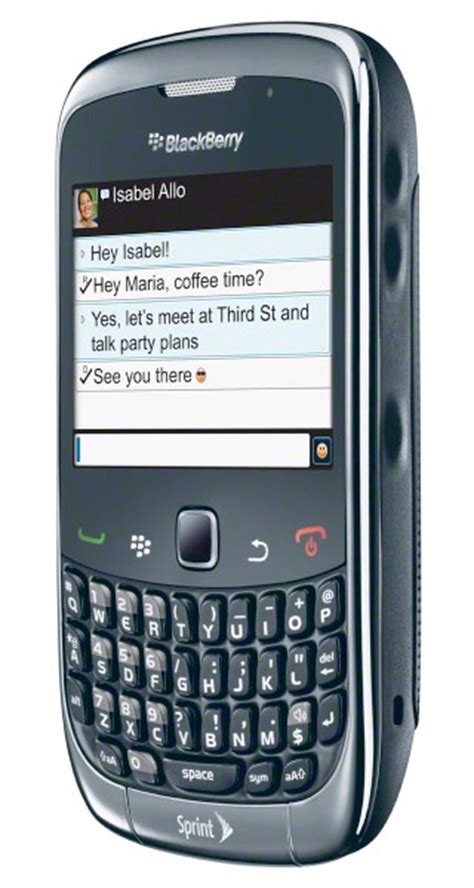 Sprint Announces The Blackberry Curve 3g Crackberry
