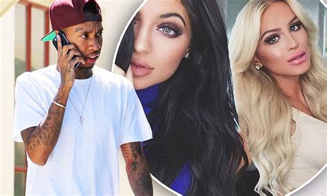 Tyga Carries Wad Of Bills As Kylie Jenner Poses With Gigi Gorgeous