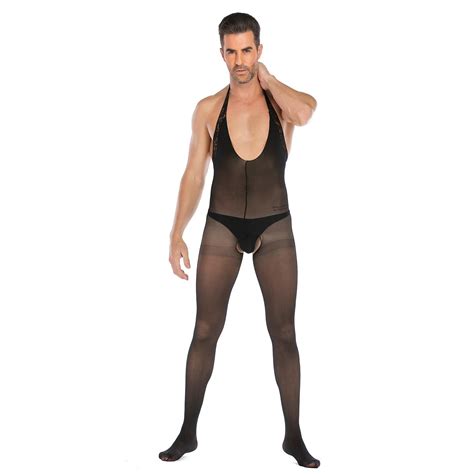 Uomo Esotico Sexy Crotchless Net Lingerie Sex Tools Giocattolo Adulto