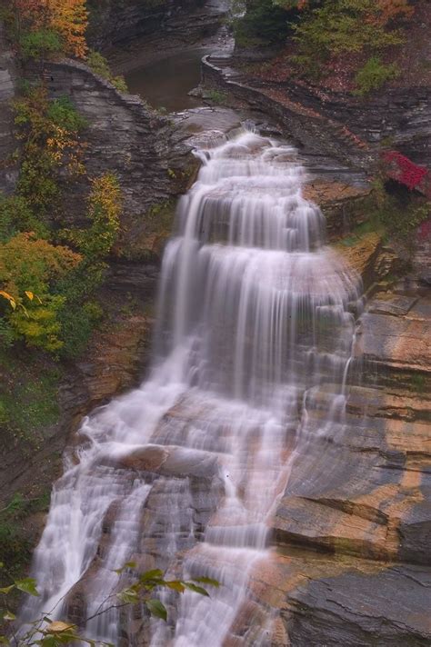 Treman state park near ithaca in the finger lakes area. Lucifer Falls in Itaca, NY - Beautiful place to visit ...