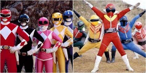 Power Rangers Super Sentai Footage Comparisons