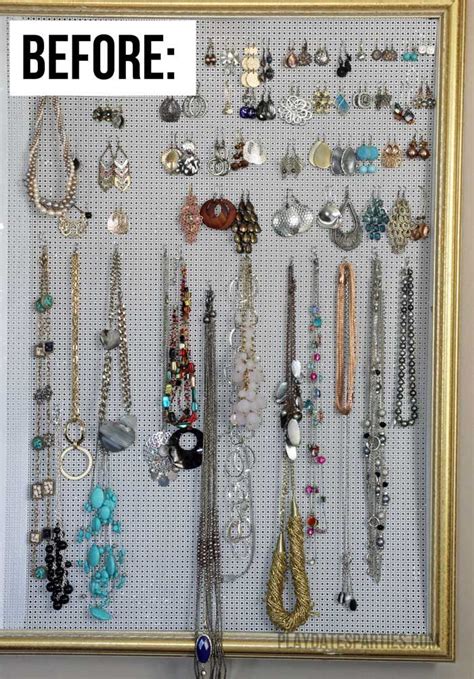 Because i knew that i wanted to keep this jewelry organizer for a long time and i want it to be functional and easy to use i chose the hard way. How to Make an Awesome Hidden Jewelry Organizer