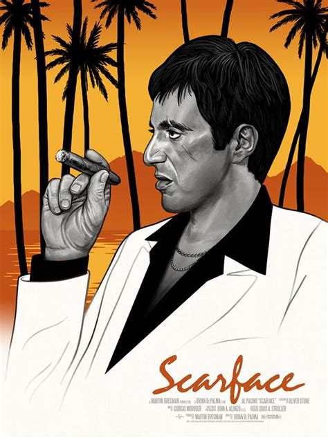 Scarface Poster Designs By Mike Mitchell Scarface Poster Best Movie Posters Scarface Movie