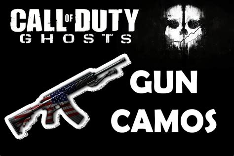 Cod Ghosts How To Unlock All Camos Youtube
