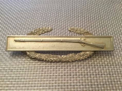 Vintage Ww2 Us Military Rifle Sterling Silver Award Combat Pin 35 00 Picclick