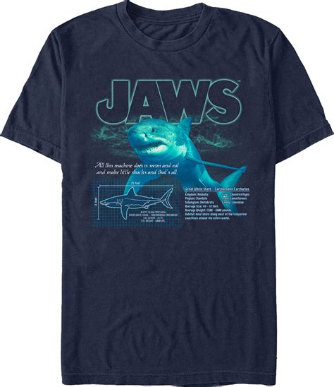 Great White Shark Jaws T Shirt
