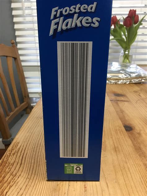 Long barcode on my cereal box. : mildlyinteresting