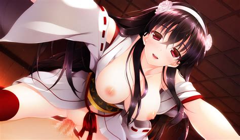 Rule 34 Black Hair Blush Breasts Censored Game Cg Hayakawa Harui Lass Long Hair Nipples