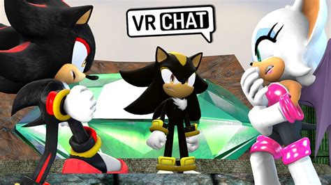 Shadow & Rouge Meet Android Shadow! (VR Chat) - YouTube
