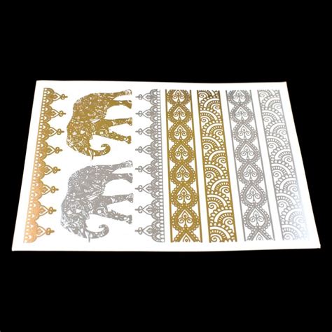 flash tattoos gold silber 06 alessoires