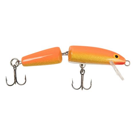 Rapala Jointed Hard Jerkbait Gold Fluorescent Red 18oz 2 34in