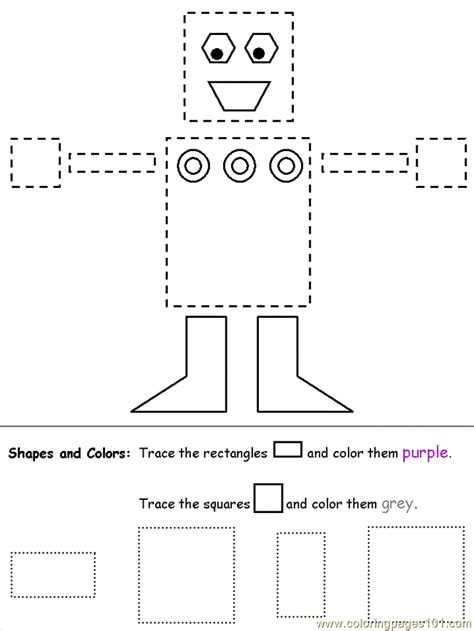 Color the shapes coloring page. Shapes Squares Rectangles printable coloring page for kids ...