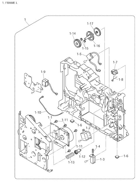 Brother Dcp 8025d Parts List And Illustrated Parts Diagrams