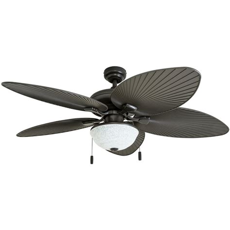 Honeywell Inland Breeze 52 Bronze Outdoor Led Ceiling Fan With Light