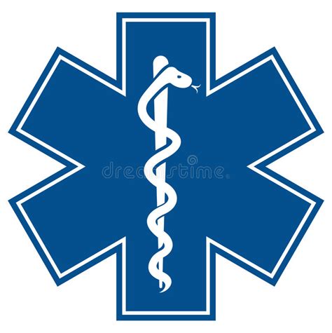 Emergency Star - Medical Symbol Caduceus Snake Wit Stock ...