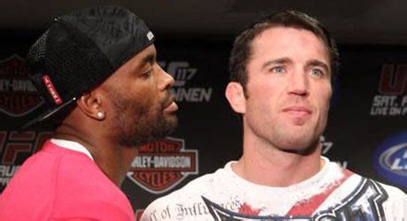 Anderson also had an injured rib in the first fight while chael tested four times over the limit. Anderson-Silva-vs-Chael-Sonnen-ufc-148-7-de-julho