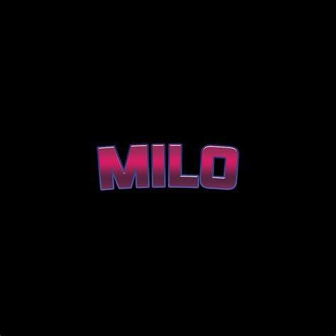 Milo Milo Digital Art By Tintodesigns Fine Art America