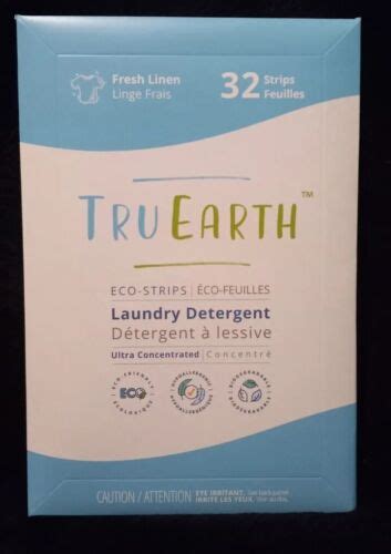 Tru Earth Eco Strips Laundry Detergent Loads Fresh Linen Free Shipping Ebay