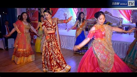 nepali wedding group dance uk youtube