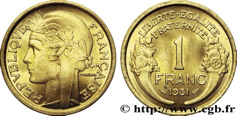 Pièce de monnaie 1 Franc MORLON