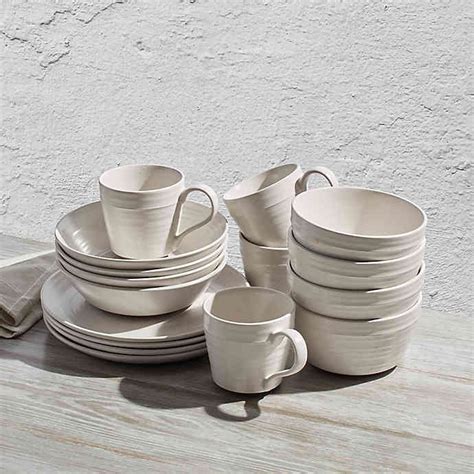 Free standard shipping over $100*. Bee & Willow™ Milbrook 16-Piece Dinnerware Set in White ...