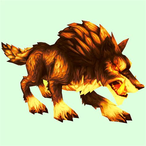 Fiery Maned Wolf Pet Look Petopia Hunter Pets In The World Of