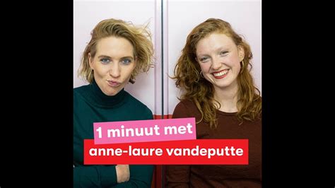 Minuut Met Anne Laure Vandeputte Youtube