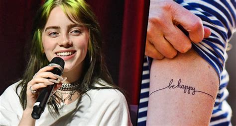 May 02, 2021 · billie eilish revealed a tattoo on her hip on the cover of 'british vogue' by reese watson. QUIZ: Which lyric will you get tattooed in 2020? - PopBuzz