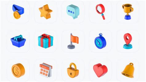 3dicons Free Open Source 3d Icon Library