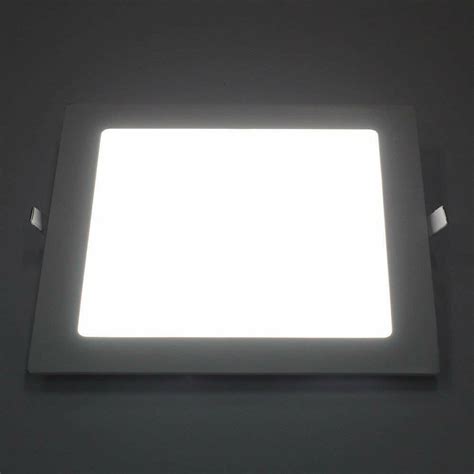 18w Led Recessed Ceiling Lighting Panel Square Ultra Slim Flat Down