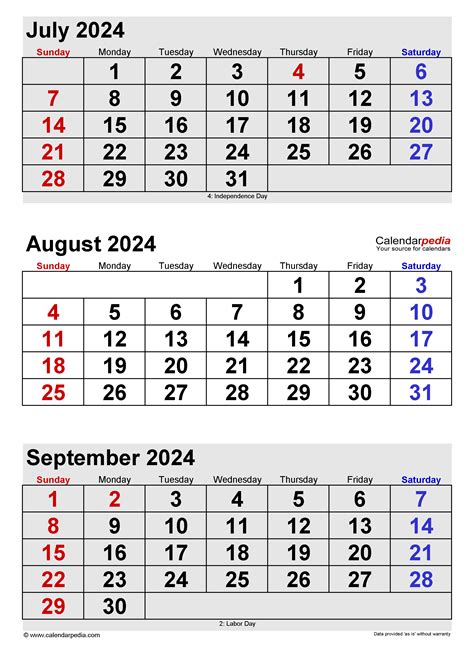 August 2024 Calendar Templates For Word Excel And Pdf