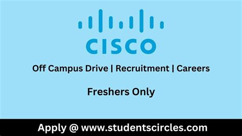 Cisco Fresher Jobs 2023 Fresher Direct Link