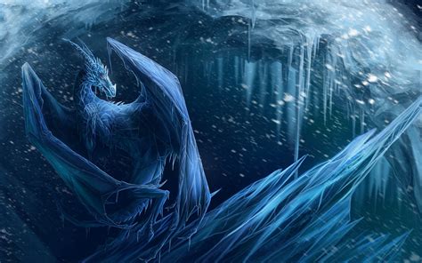 Ice Dragon Backgrounds HD | PixelsTalk.Net
