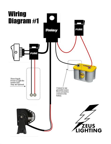 3 Wire Led Light Bar Wiring Diagram