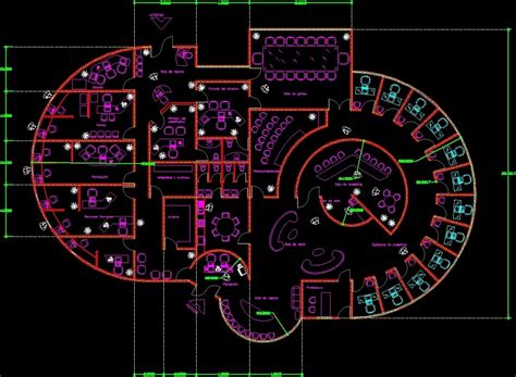 Administration Offices Dwg Block For Autocad • Designs Cad