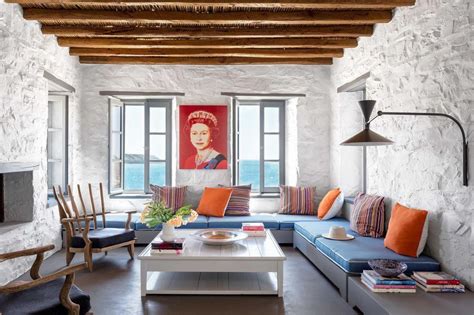 Greek Island Living Room Livingroomideas Modern