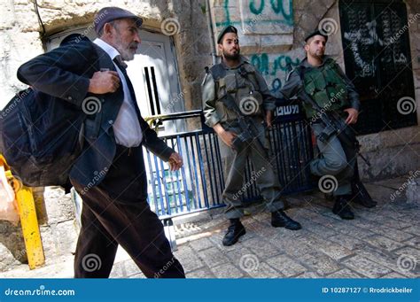 Israeli Soldiers In Jerusalem Editorial Photography Image Of