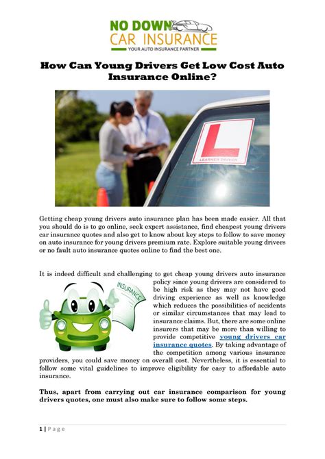 35 Inspirational Young Driver Car Insurance Quotes