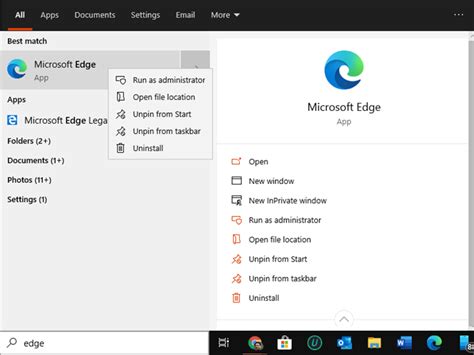 Comment Désinstaller Le Navigateur Microsoft Edge Dans Windows 10