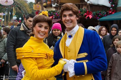 Dlp Christmas 2010 Belle And Prince Adam Disney Face Characters