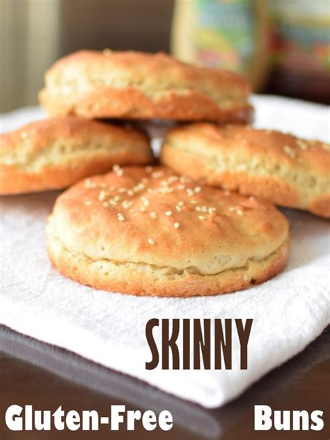Skinny Gluten Free Hamburger Buns Recipe Like Onebuns