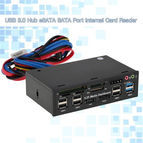 Buy Multi Function Usb 30 Hub Esata Sata Port Internal Card Reader