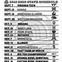 Printable Ohio State Football Schedule