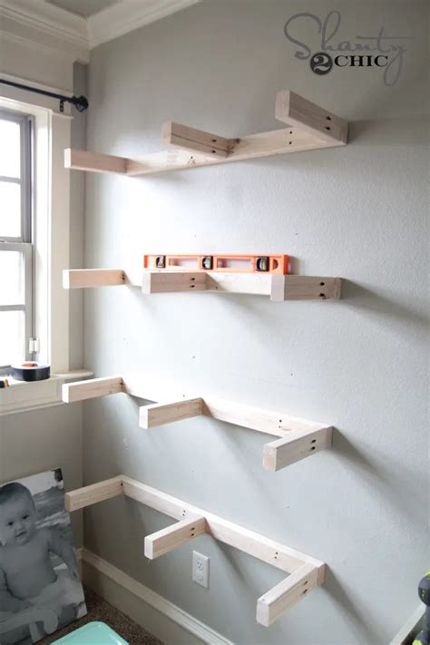 Diy Floating Shelves Plans And Tutorial Shanty 2 Chic