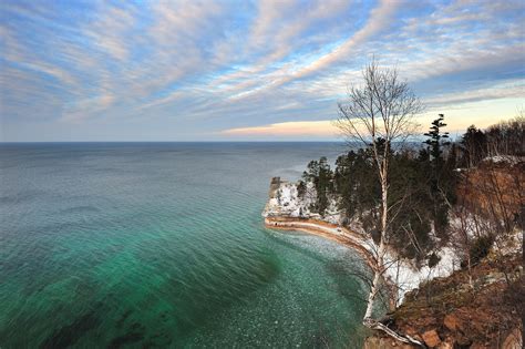 Winter At Miners Castle Pictured Rocks National Lakeshore Munising