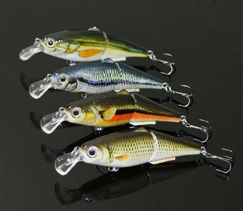 Metal Jointed Minnow Fishing Lure Cm G Sections Swimbait Hard