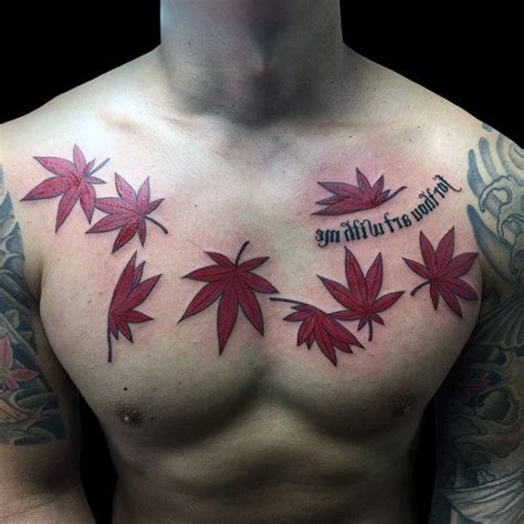 80 Maple Leaf Tattoo Designs For Men Canadian And Japanese Ink Tattoo Designs Men Tattoo