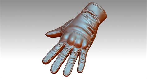 Military Tactical Gloves 3d Model 29 Ztl Free3d