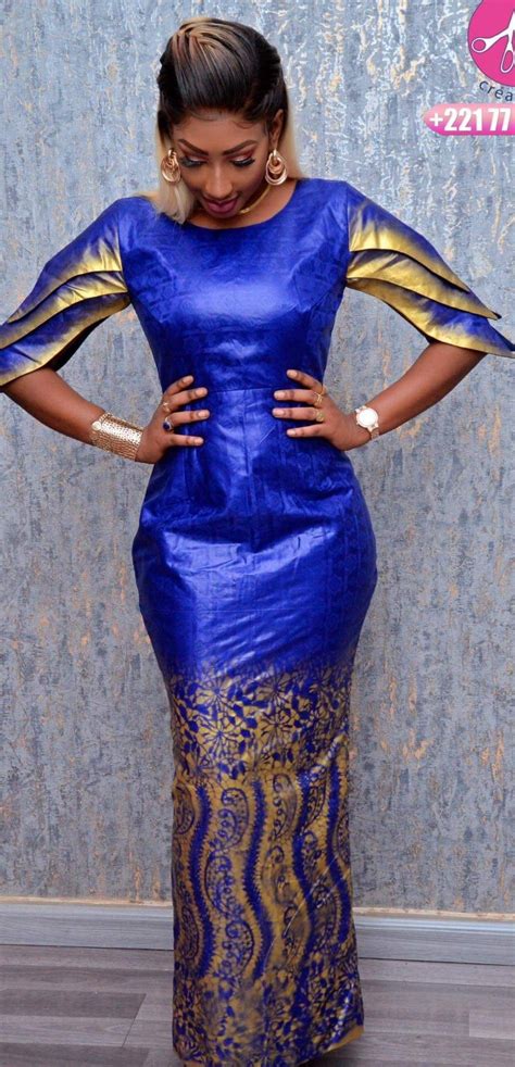 Bazin Femme Bazin Model Couture Africaine 2019 Magnifique Model De Bazin African Fashion Bazin