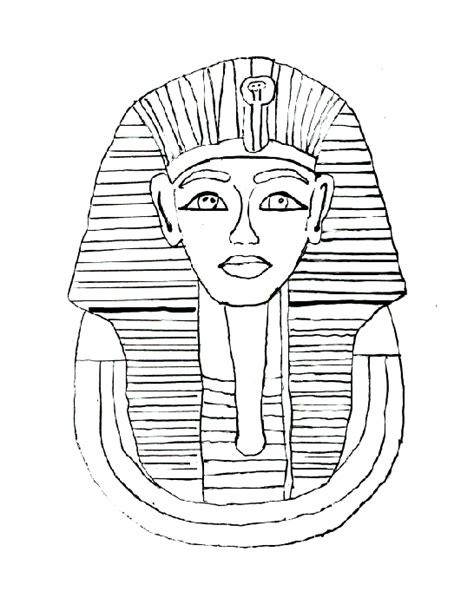 tutankhamun drawing  getdrawings